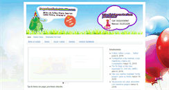 Desktop Screenshot of juegosparafiestasinfantiles.com